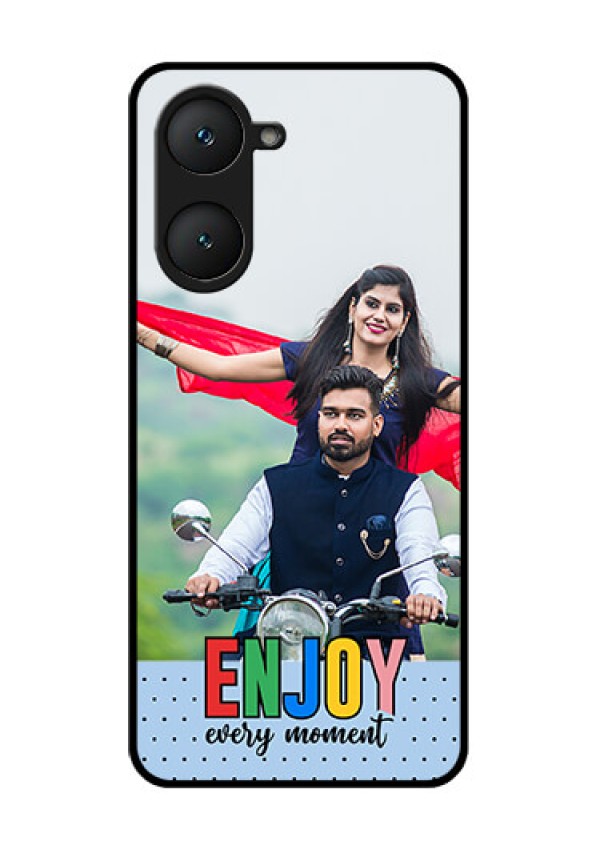 iQOO Z9 Lite 5G Custom Glass Phone Case - Enjoy Every Moment Design
