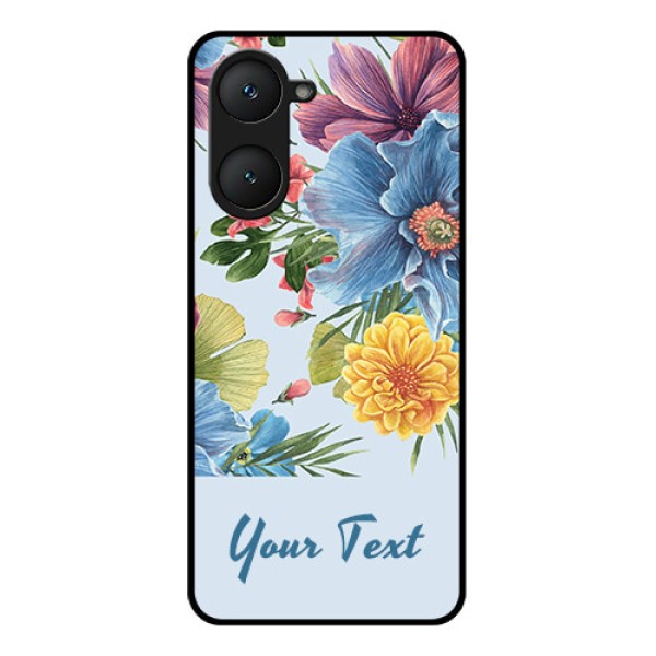 iQOO Z9 Lite 5G Custom Glass Phone Case - Stunning Watercolored Flowers Painting Design iQOO Z9 Lite 5G Custom Glass Phone Case - Stunning Watercolored Flowers Painting Design