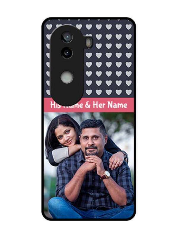 Custom iQOO Z9s 5G Custom Glass Phone CaseLove Symbols Design