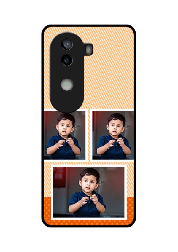 iQOO Z9s 5G Custom Glass Phone CaseBulk Photos Upload Design