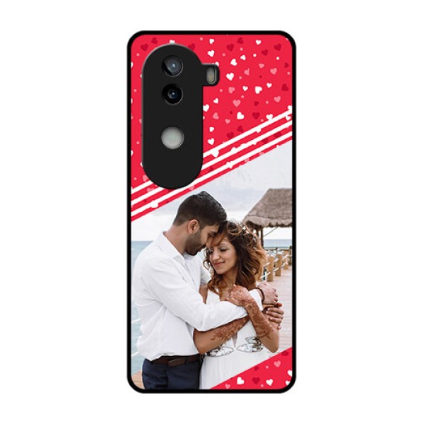 iQOO Z9s 5G Custom Glass Phone CaseValentines Gift Design