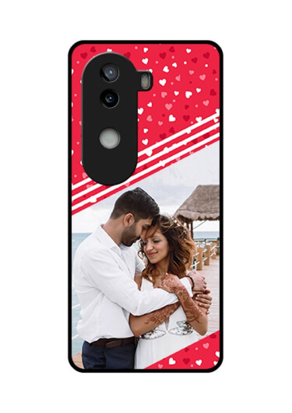 iQOO Z9s 5G Custom Glass Phone CaseValentines Gift Design
