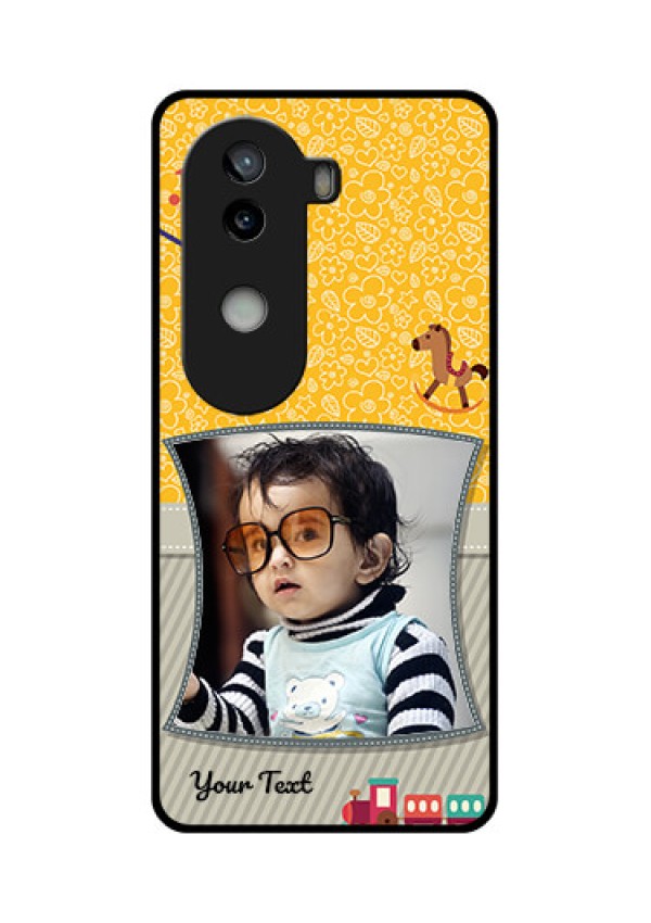 iQOO Z9s 5G Custom Glass Phone CaseBaby Picture Upload Design