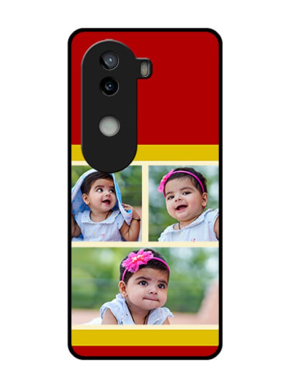 Custom iQOO Z9s 5G Custom Glass Phone CaseMultiple Pic Upload Design