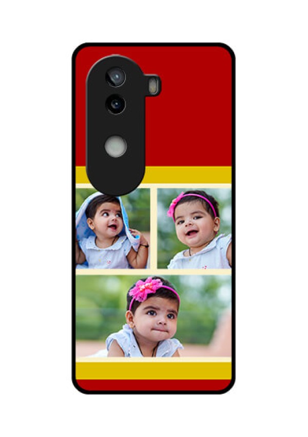 iQOO Z9s 5G Custom Glass Phone CaseMultiple Pic Upload Design