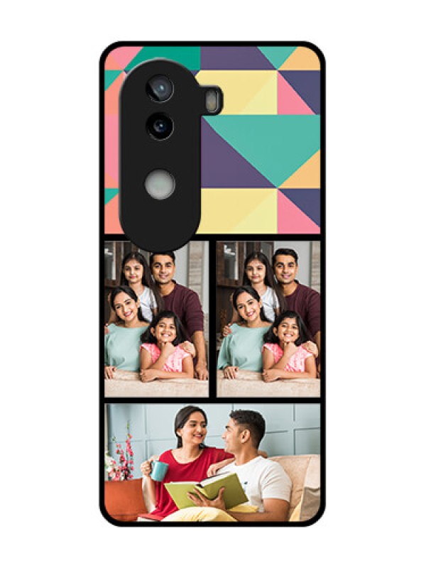 Custom iQOO Z9s 5G Custom Glass Phone CaseBulk Pic Upload Design