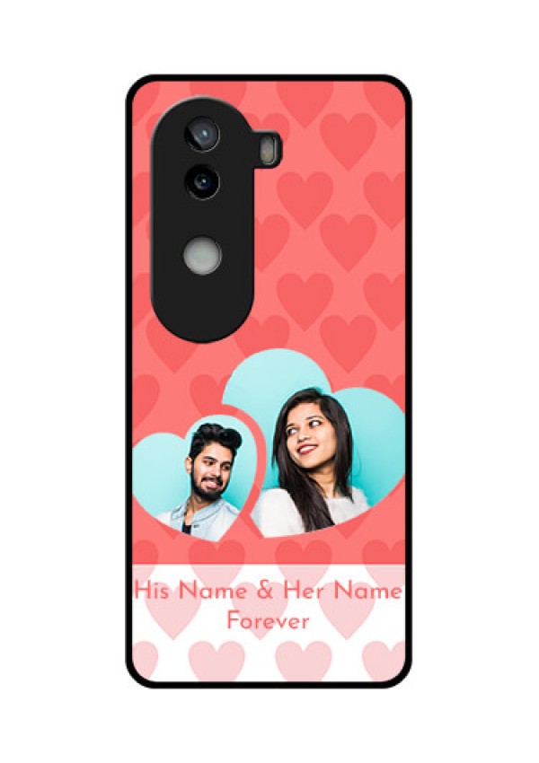 iQOO Z9s 5G Custom Glass Phone CaseCouple Pic Upload Design