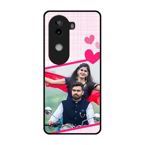 iQOO Z9s 5G Custom Glass Phone CaseLove Shape Heart Design iQOO Z9s 5G Custom Glass Phone CaseLove Shape Heart Design