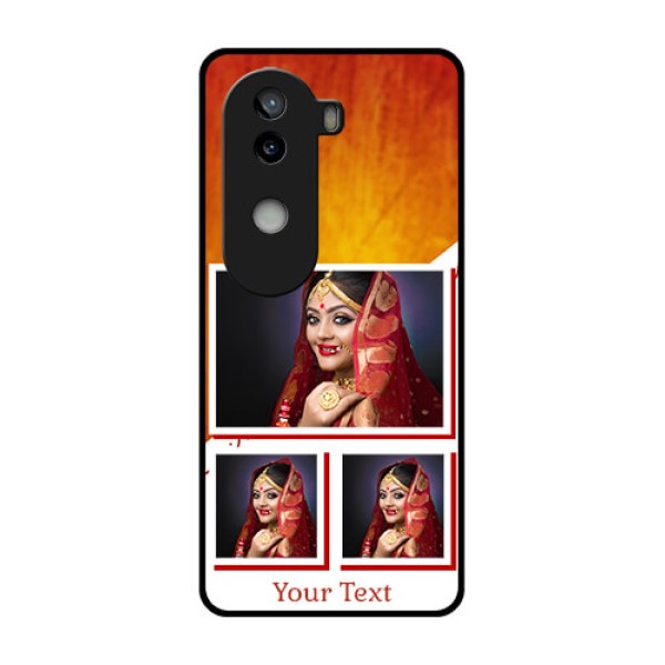 iQOO Z9s 5G Custom Glass Phone CaseWedding Memories Design