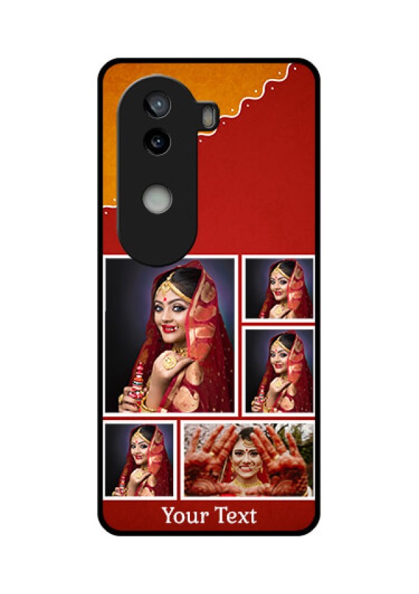 iQOO Z9s 5G Custom Glass Phone CaseWedding Pic Upload Design