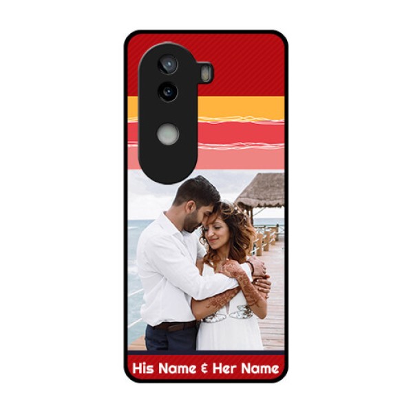iQOO Z9s 5G Custom Glass Phone CaseColorful Case Design
