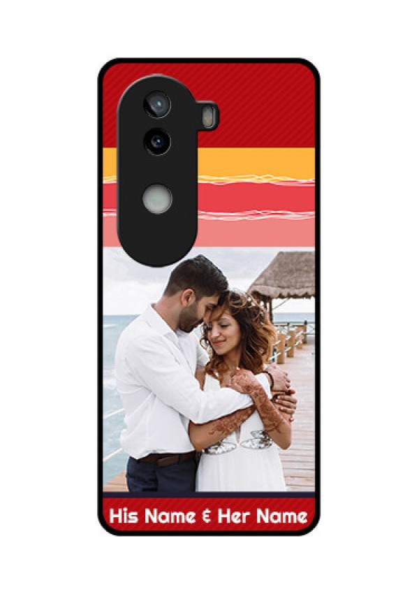 iQOO Z9s 5G Custom Glass Phone CaseColorful Case Design