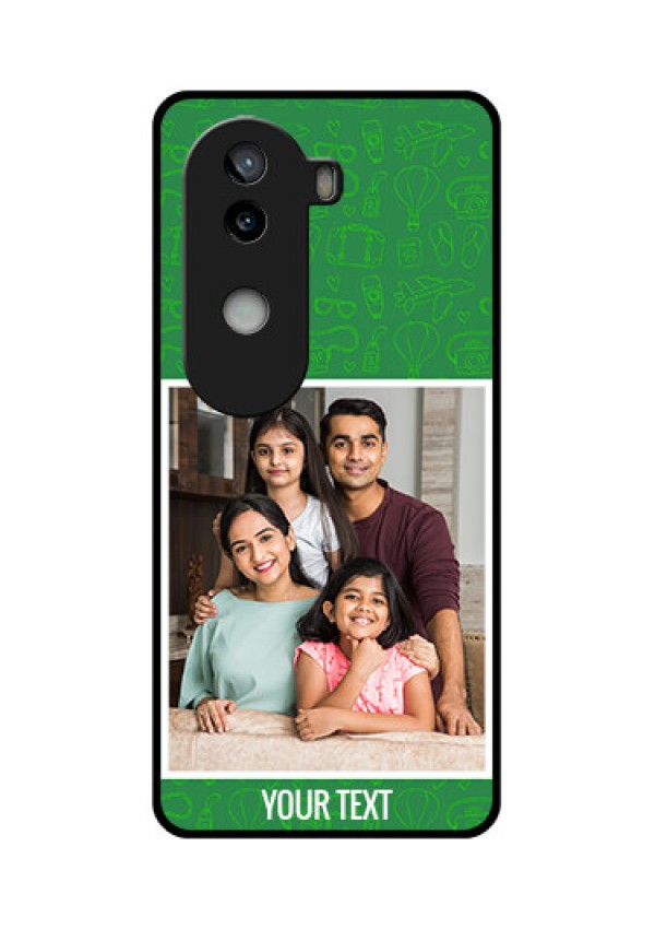 iQOO Z9s 5G Custom Glass Phone CasePicture Upload Design