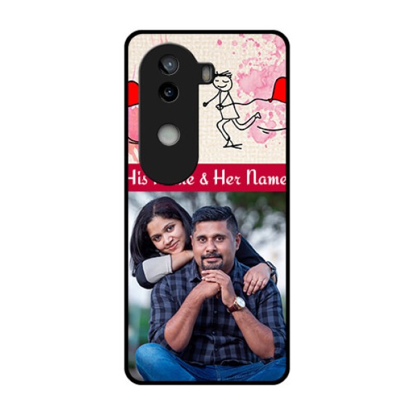 iQOO Z9s 5G Custom Glass Phone CaseYou And Me Case Design iQOO Z9s 5G Custom Glass Phone CaseYou And Me Case Design