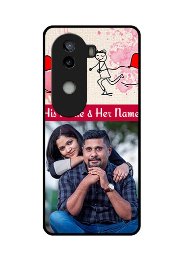 iQOO Z9s 5G Custom Glass Phone CaseYou And Me Case Design