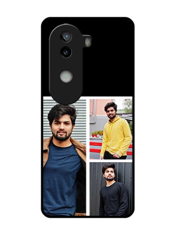 Custom iQOO Z9s 5G Custom Glass Phone CaseUpload Multiple Picture Design