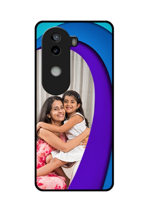 iQOO Z9s 5G Custom Glass Phone CaseSimple Pattern Design