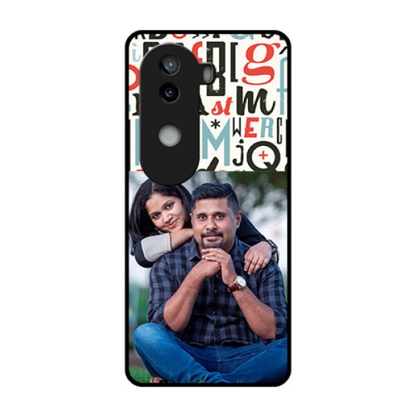 iQOO Z9s 5G Custom Glass Phone CaseAlphabet Design