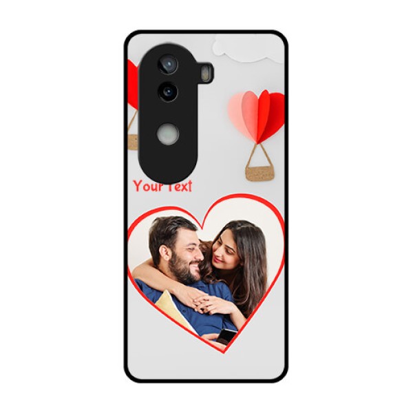 iQOO Z9s 5G Custom Glass Phone CaseParachute Love Design