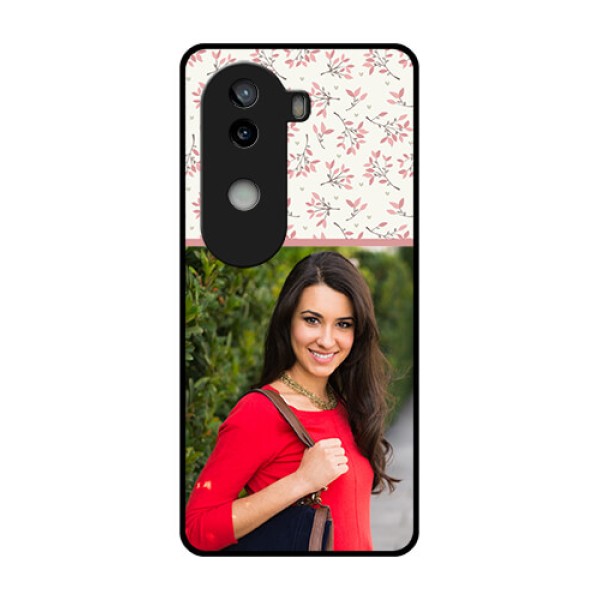iQOO Z9s 5G Custom Glass Phone CaseStunning Floral Design