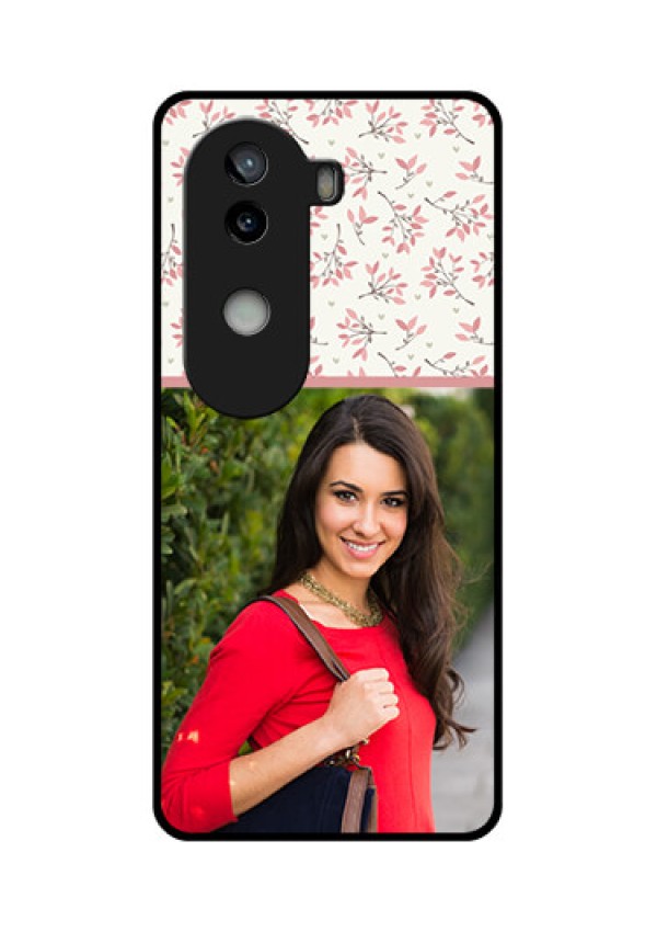 iQOO Z9s 5G Custom Glass Phone CaseStunning Floral Design