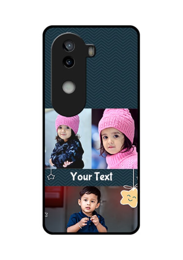 iQOO Z9s 5G Custom Glass Phone CaseHanging Stars Design