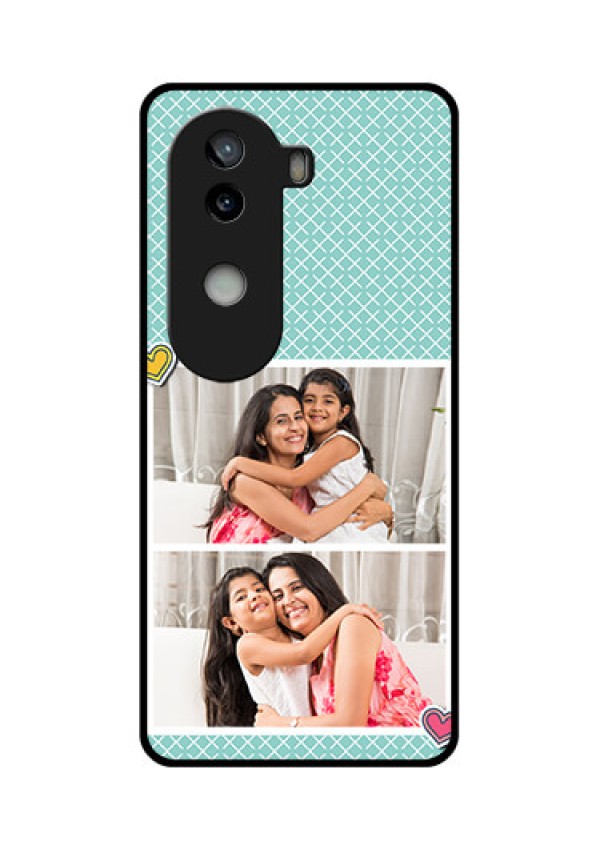 iQOO Z9s 5G Custom Glass Phone Case2 Image Holder With Pattern Design