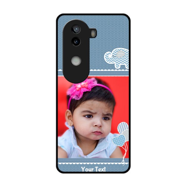 iQOO Z9s 5G Custom Glass Phone CaseWith Kids Pattern Design