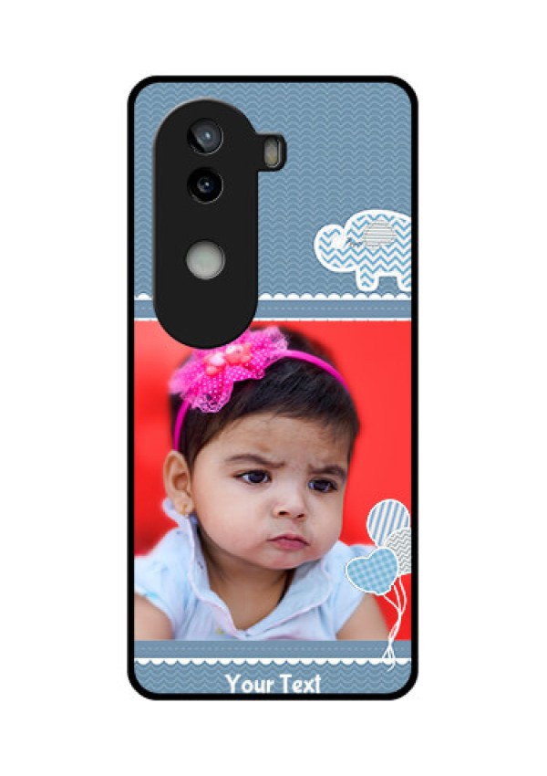 iQOO Z9s 5G Custom Glass Phone CaseWith Kids Pattern Design