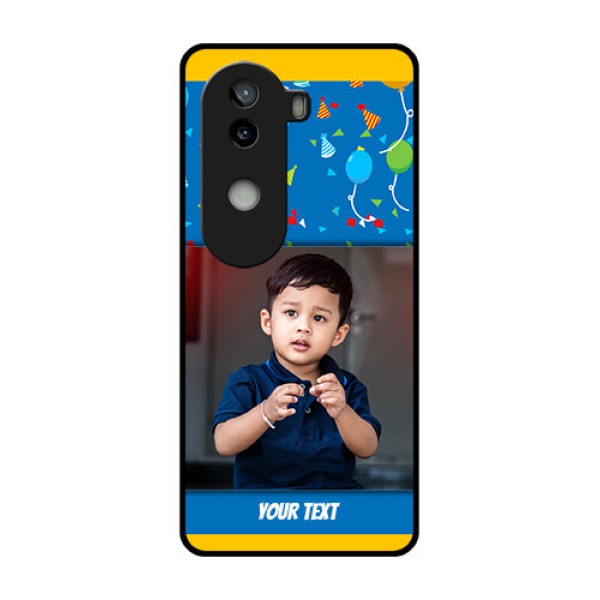 iQOO Z9s 5G Custom Glass Phone CaseBirthday Wishes Design