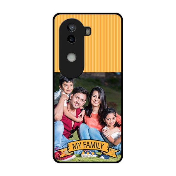 iQOO Z9s 5G Custom Glass Phone CaseMy Family Design