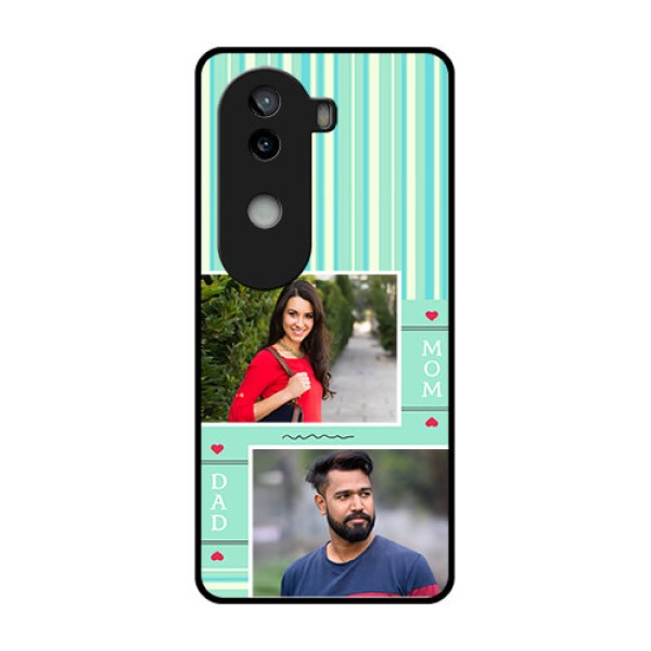 iQOO Z9s 5G Custom Glass Phone CaseMom and Dad Pic Design