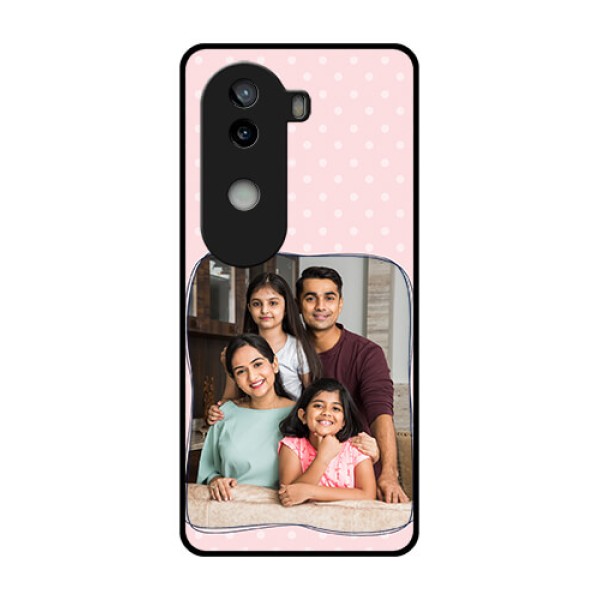 iQOO Z9s 5G Custom Glass Phone CaseFamily With Dots Design
