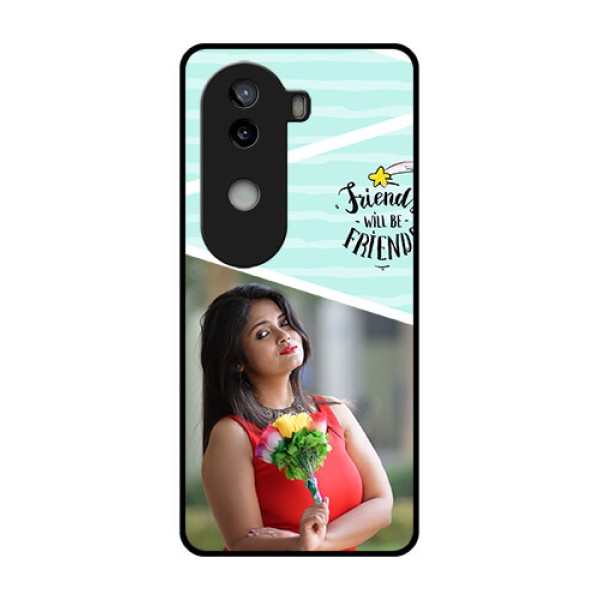 iQOO Z9s 5G Custom Glass Phone CaseFriends Picture Icon Design iQOO Z9s 5G Custom Glass Phone CaseFriends Picture Icon Design