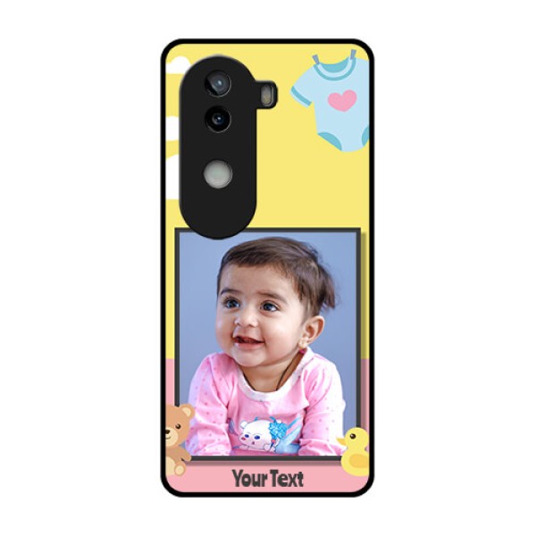 iQOO Z9s 5G Custom Glass Phone CaseKids 2 Color Design