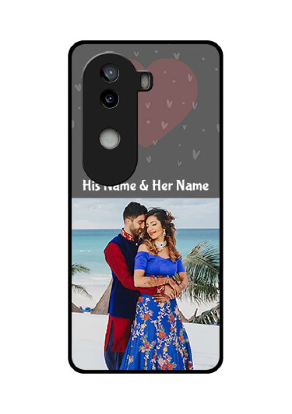 iQOO Z9s 5G Custom Glass Phone CaseBuy Love Design With Photo Online