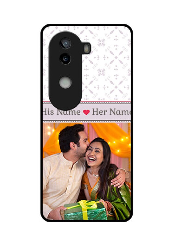 iQOO Z9s 5G Custom Glass Phone CaseWith Photo And Ethnic Design