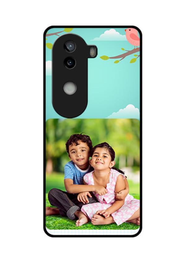 iQOO Z9s 5G Custom Glass Phone CaseDoodle Love Design