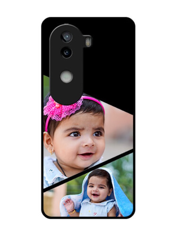 Custom iQOO Z9s 5G Custom Glass Phone CaseSemi Cut Design