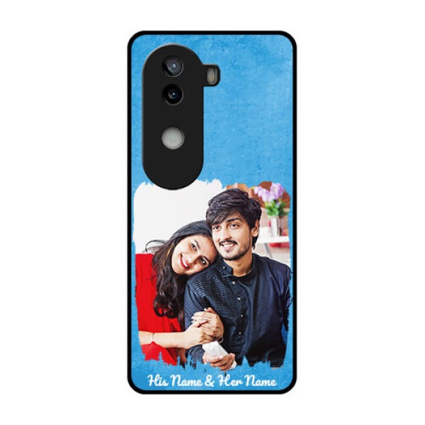 iQOO Z9S 5G Custom Glass Phone Case - Blue Color Vintage Design iQOO Z9S 5G Custom Glass Phone Case - Blue Color Vintage Design