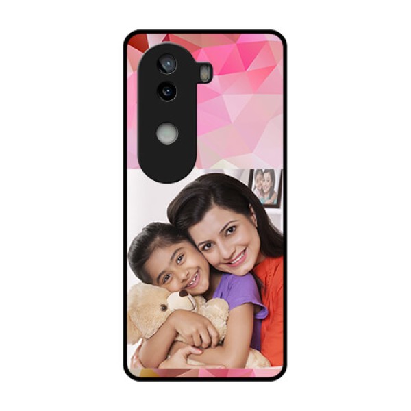 iQOO Z9s 5G Custom Glass Phone CaseAbstract Triangle Design iQOO Z9s 5G Custom Glass Phone CaseAbstract Triangle Design