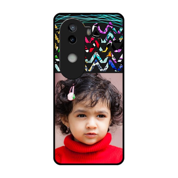 iQOO Z9s 5G Custom Glass Phone CaseNeon Abstract Design