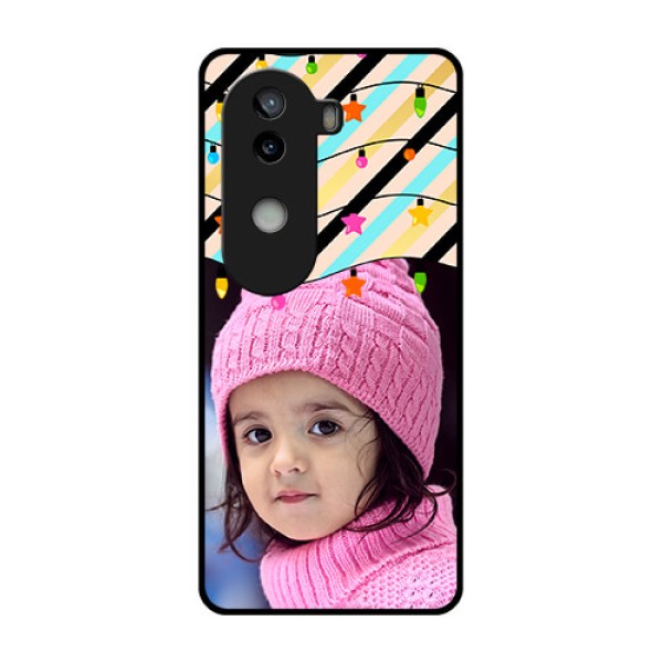 iQOO Z9s 5G Custom Glass Phone CaseLights Hanging Design