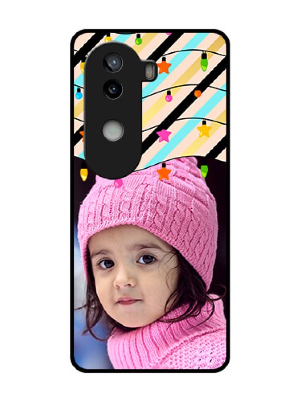 Custom iQOO Z9s 5G Custom Glass Phone CaseLights Hanging Design