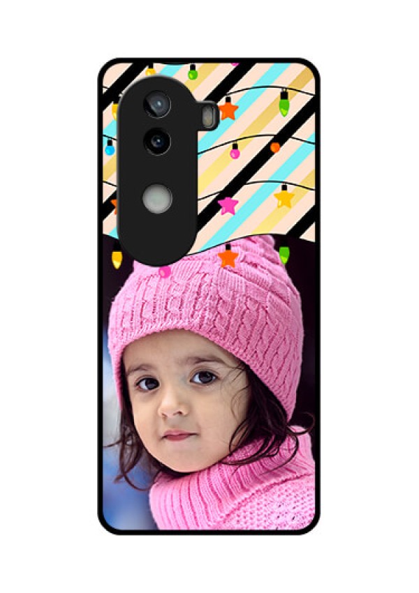 iQOO Z9s 5G Custom Glass Phone CaseLights Hanging Design