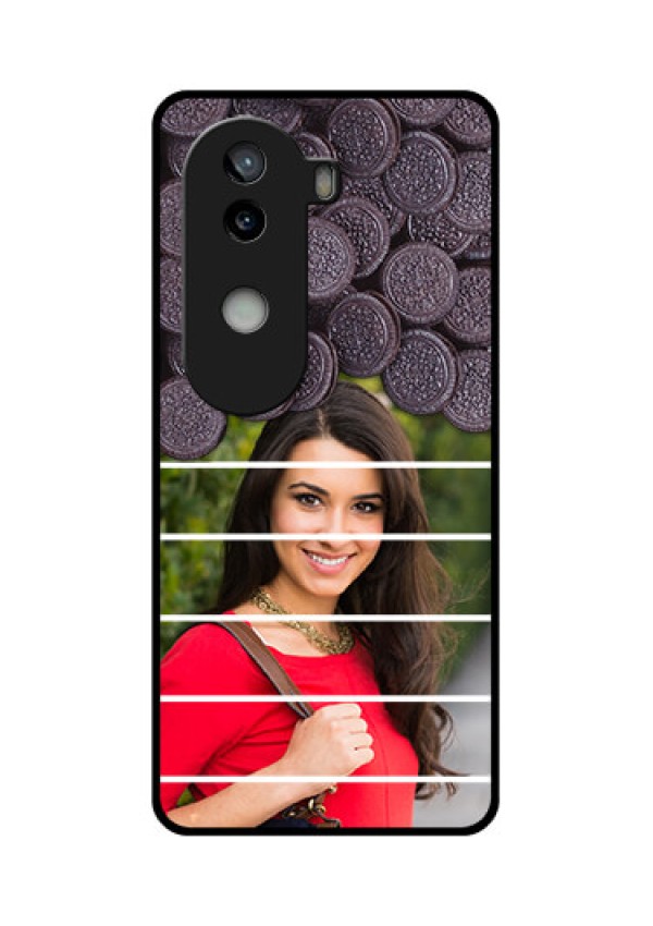 iQOO Z9s 5G Custom Glass Phone CaseWith Oreo Biscuit Design