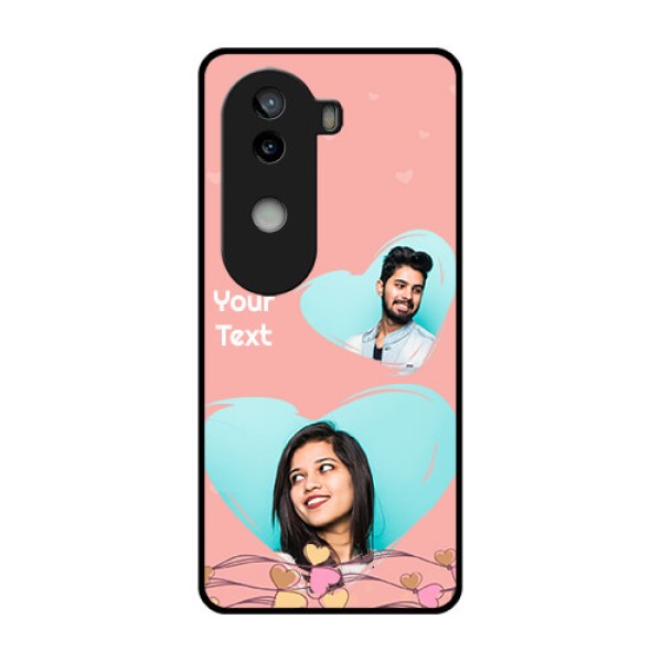 iQOO Z9s 5G Custom Glass Phone CaseLove Doodle Design