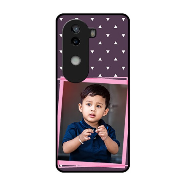 iQOO Z9s 5G Custom Glass Phone CaseTriangle Pattern Dotted Design iQOO Z9s 5G Custom Glass Phone CaseTriangle Pattern Dotted Design