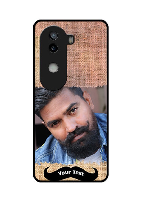iQOO Z9s 5G Custom Glass Phone CaseWith Texture Design