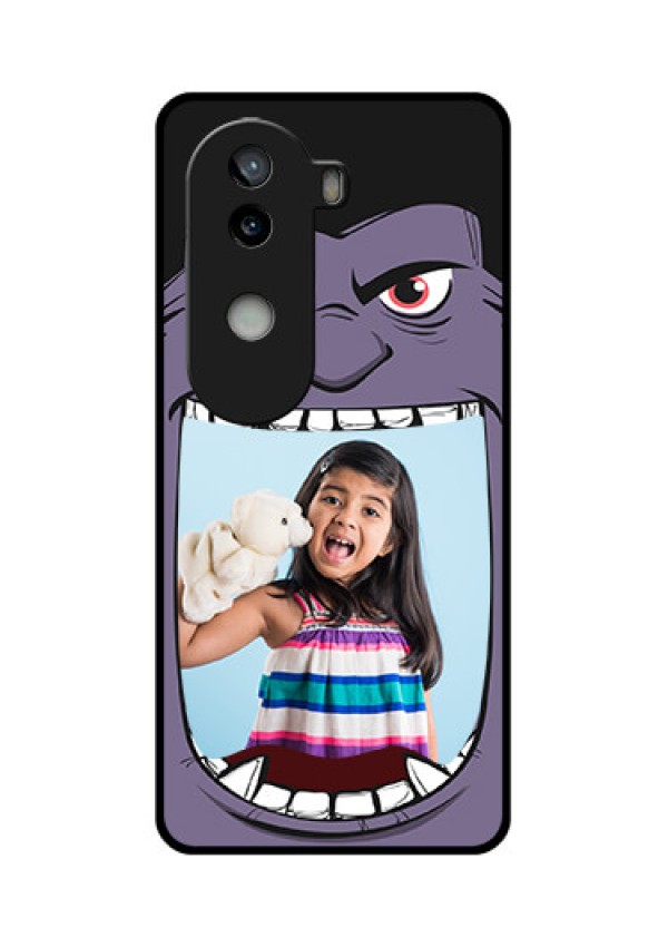 iQOO Z9s 5G Custom Glass Phone CaseAngry Monster Design